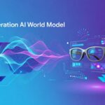 Google I/O 2026のGemini Omniとアンドロイド XRグラスを象徴する近未来AIテクノロジーバナー