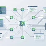 OpenAI Codexのクラウド・エージェント概念図（マネージャーが複数の並列ワーカーを指揮）