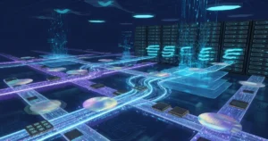 マクニカホールディングス3132の半導体流通とAIデータセンター需要を表すイメージ図