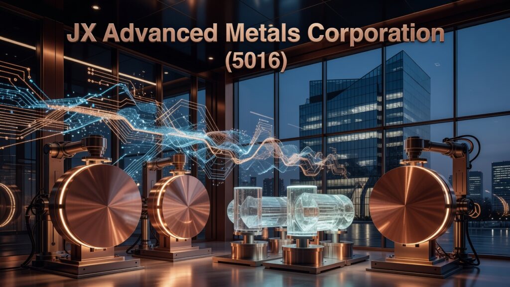JX金属(5016)の先端半導体用スパッタリングターゲットと光通信用InP結晶インゴット、クリーンルーム製造ライン