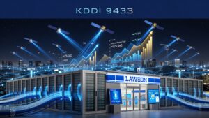 KDDI（9433）の次世代AIデータセンターとローソン連携、Starlink衛星通信と光ファイバー網のアイキャッチ画像