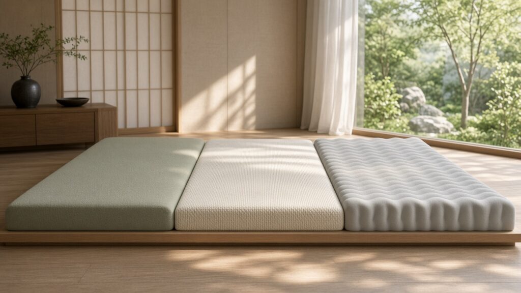 mattress-comparison-truesleeper-airweave-nishikawa-air
