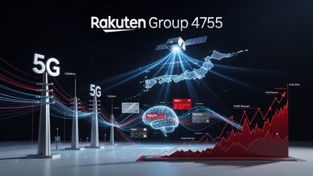 楽天グループ（4755）のモバイル契約1,075万件突破と新楽天銀行グループ、AST衛星通信のアイキャッチ画像