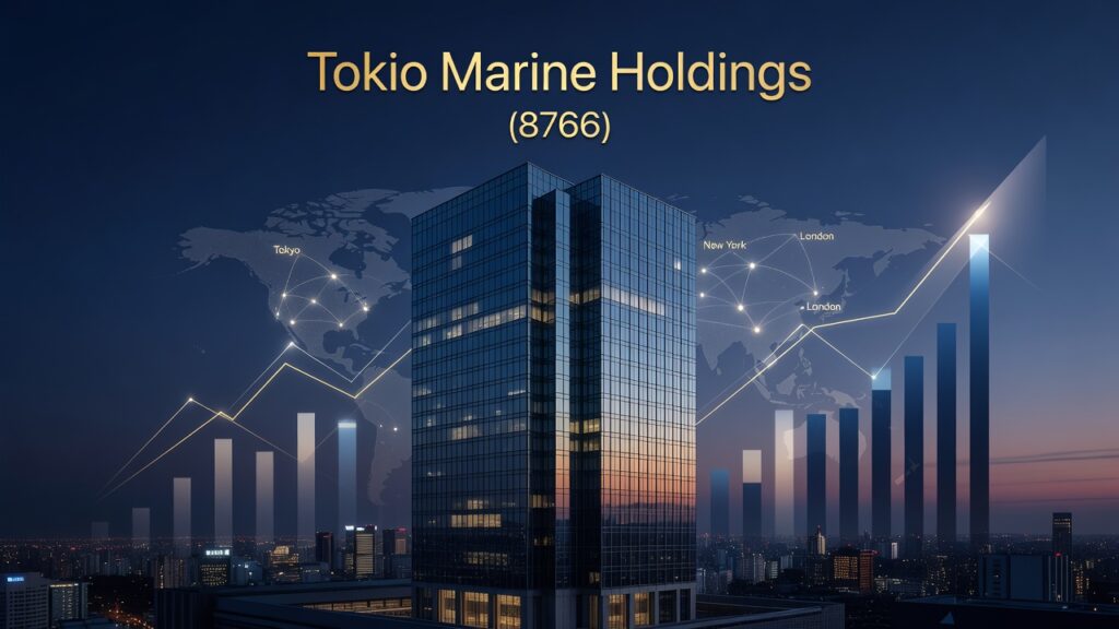 東京海上ホールディングス（8766）のグローバル展開と政策保有株式ゼロ化、金融ビル群と世界地図