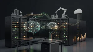 AIサーバーとGPU計算基盤のイメージ（ジーデップ・アドバンス分析）